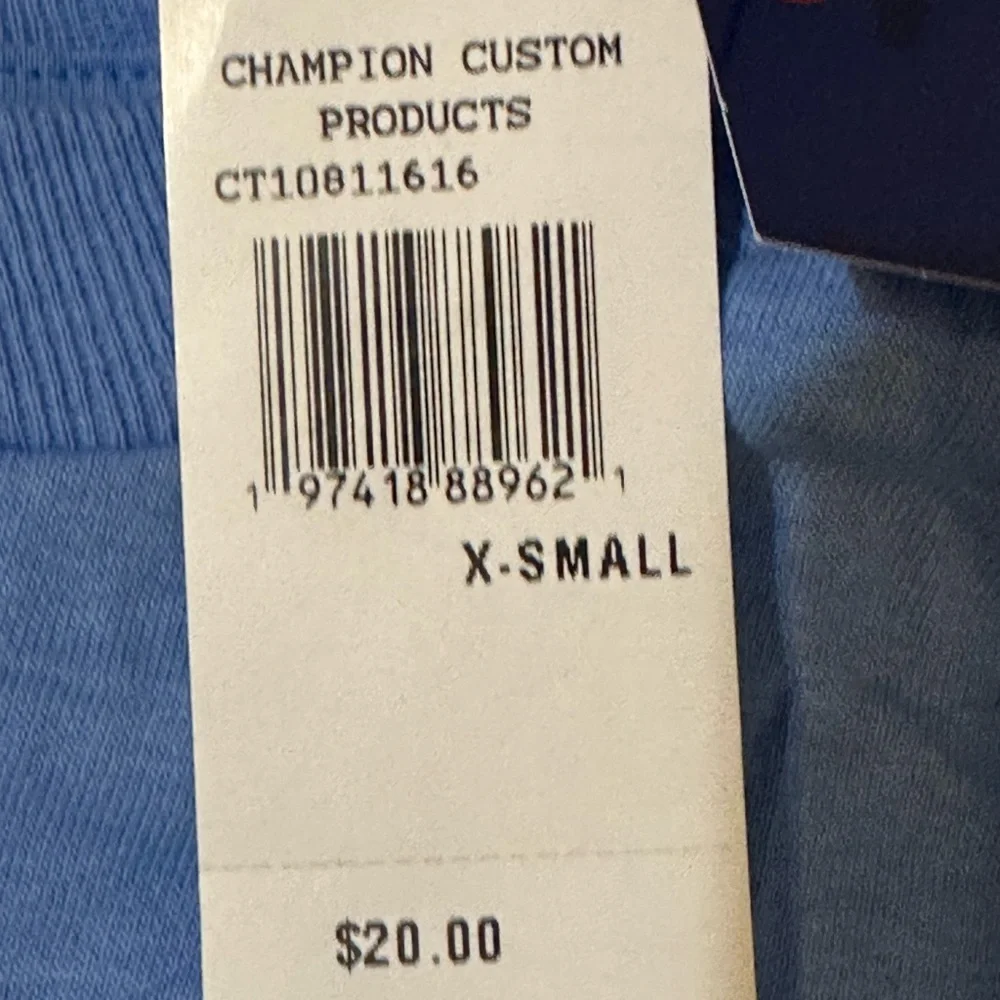 NWT YXS (4-5) Macy’s New York Champion T-shirt light‎ blue